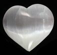 2 1/4" Polished Selenite Hearts  - Photo 4